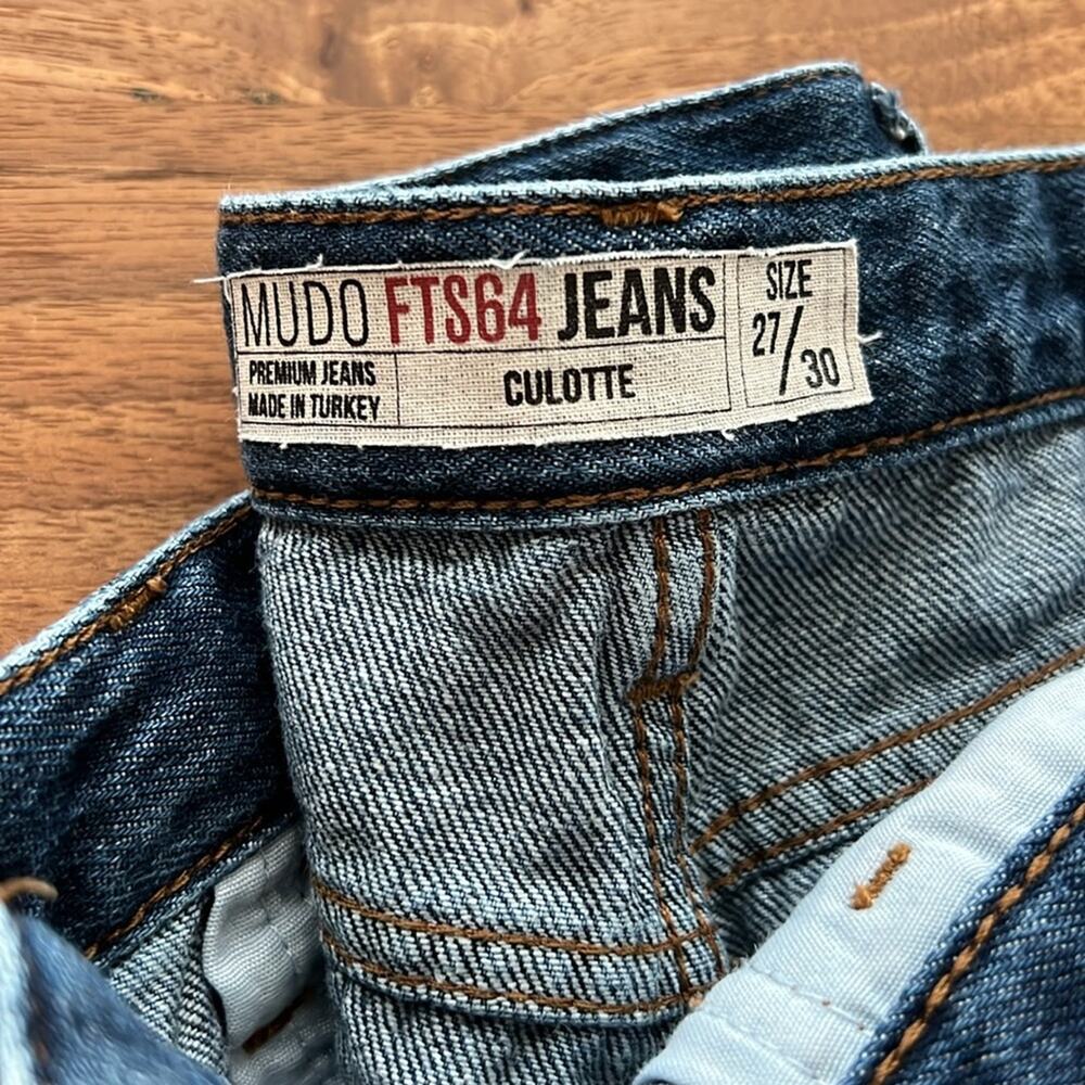 Premium Denim Culotte Jeans, size 27/30 - Picture 3 of 10